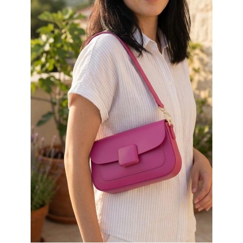 Serelia Cow Leather Crossbody Bag