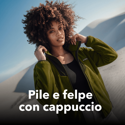 Pile e felpe con cappuccio