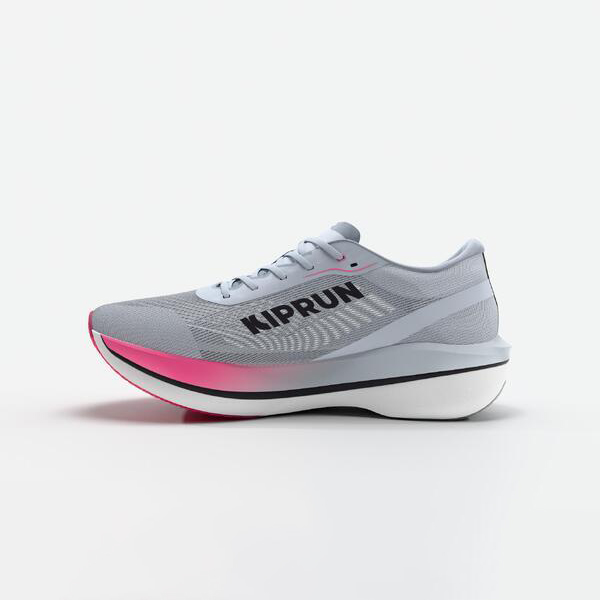 KIPRUN Scarpe running uomo Kipstorm Challenger con piastra in carbonio blu-rosa