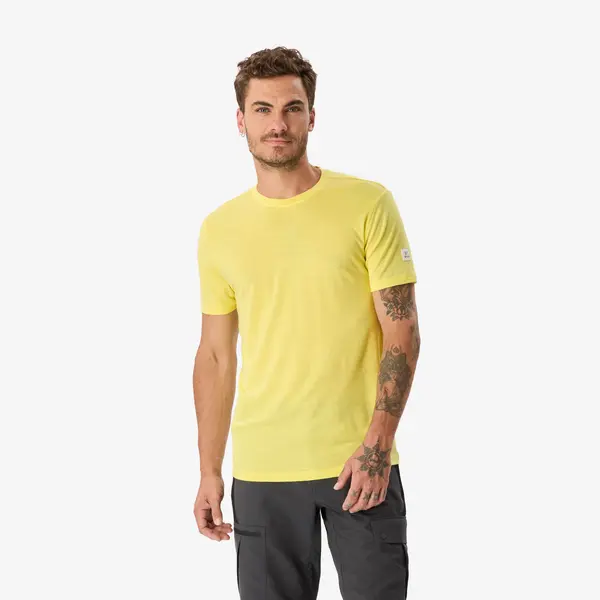 SIMOND T-shirt lana merinos trekking uomo Merino Fresh ocra