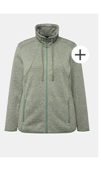 Giacca di maglia e pile