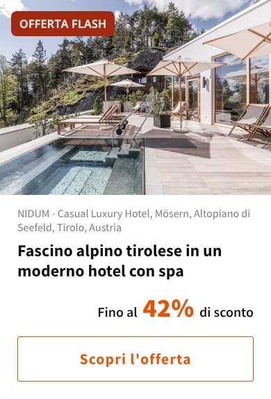 Fascino alpino tirolese in un moderno hotel con spa