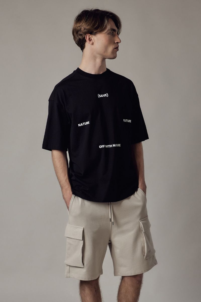 T-Shirt Loose Fit Unisex Black