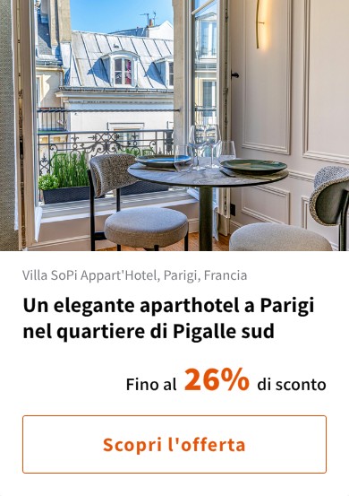 Un elegante aparthotel a Parigi nel quartiere di Pigalle sud