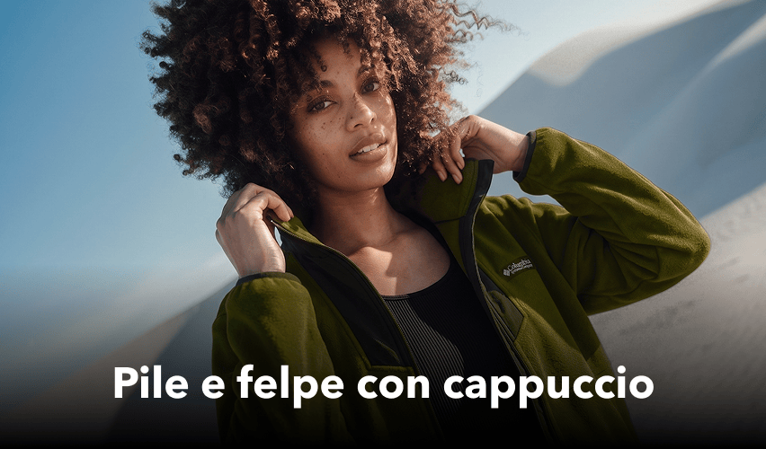 Pile e felpe con cappuccio