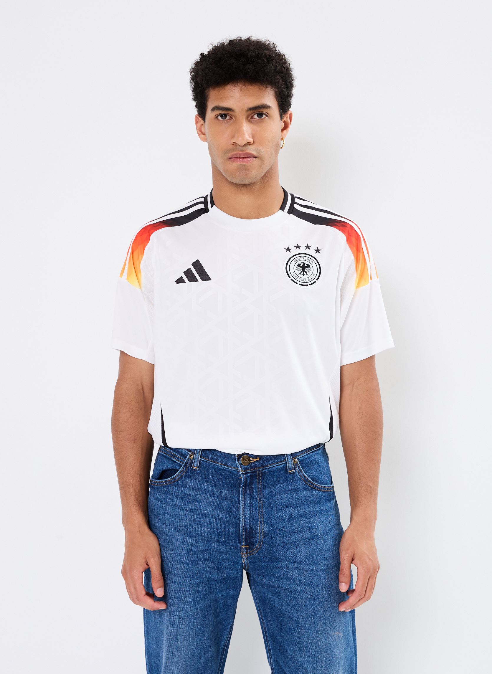 adidas sportswear Tee-shirts manches courtes Maillot de foot Allemagne DFB H JSY M - homme blanc