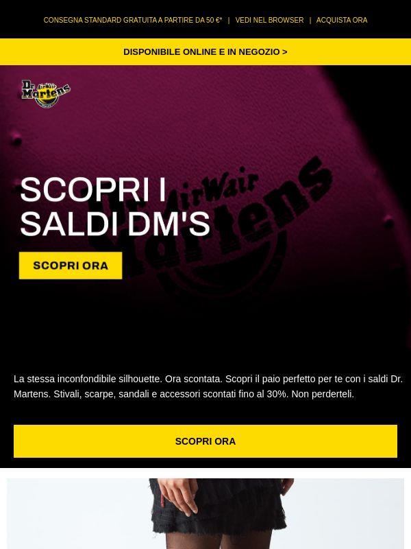 Sono arrivati i saldi Dr. Martens