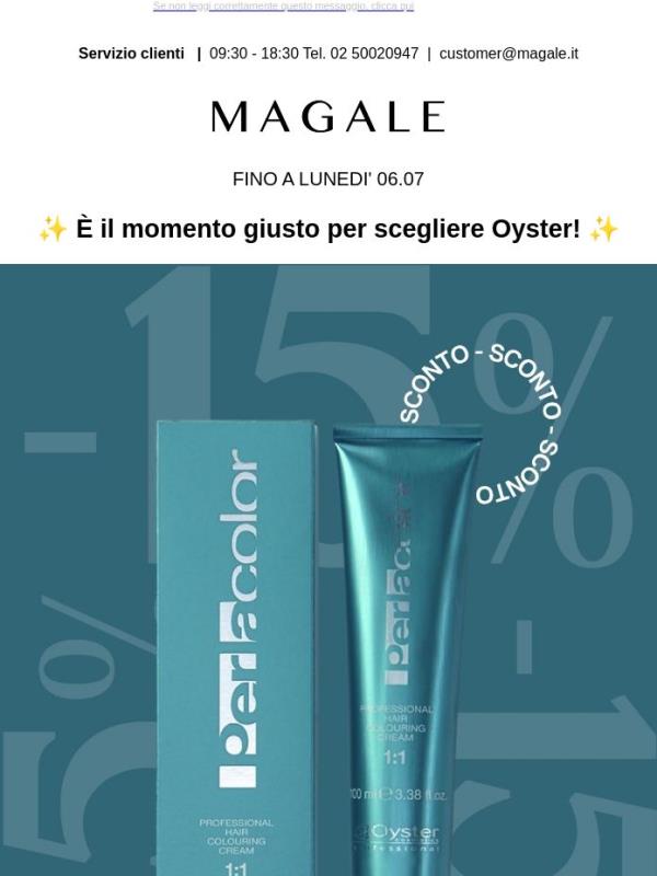 OYSTER -15% OFF ✨🩵 corri su Magale.it