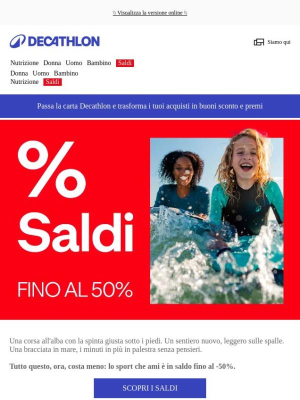 Saldi libera tutti ☀️