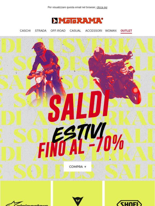 Saldi estivi: fino al -70% ☀️