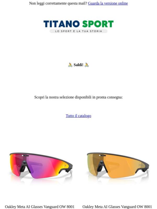 🚴 Scopri i nostri Saldi estivi