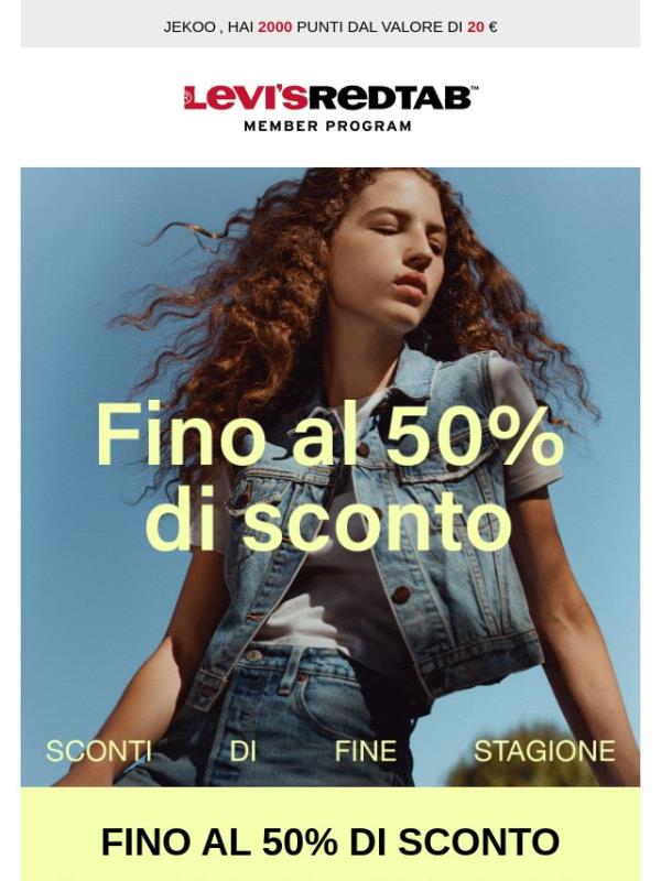 Fino al 50% di sconto
