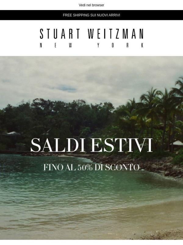 Saldi Estivi: Fino al 50% di Sconto