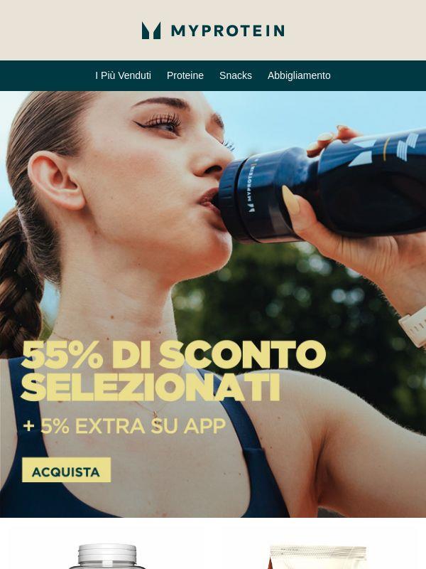 Inizia 📣 55% di Sconto sui Selezionati