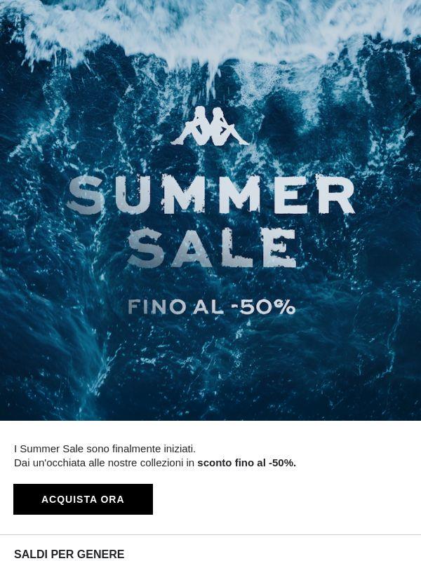 Saldi Kappa: fino al -50%!