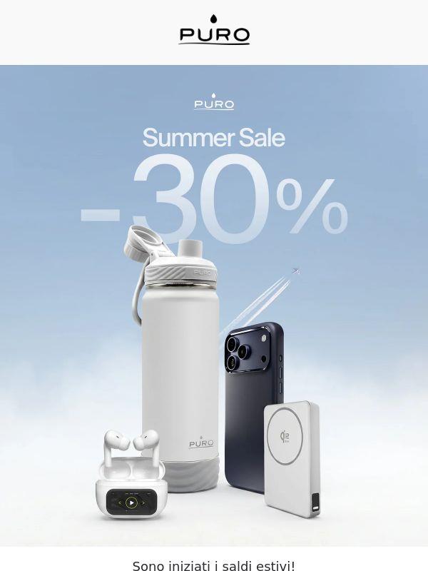 PUROSUMMER30 per il -30% su TUTTO ‼️