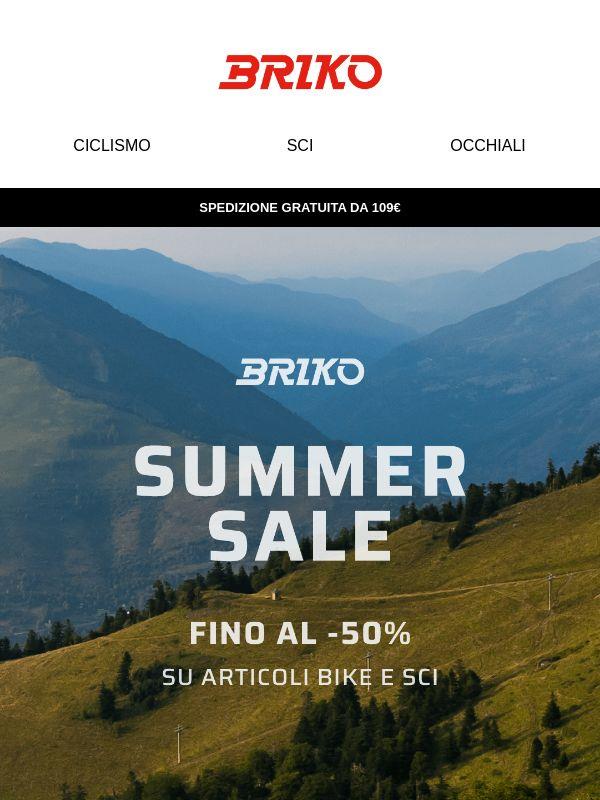 I saldi sono qui: fino al -50%.