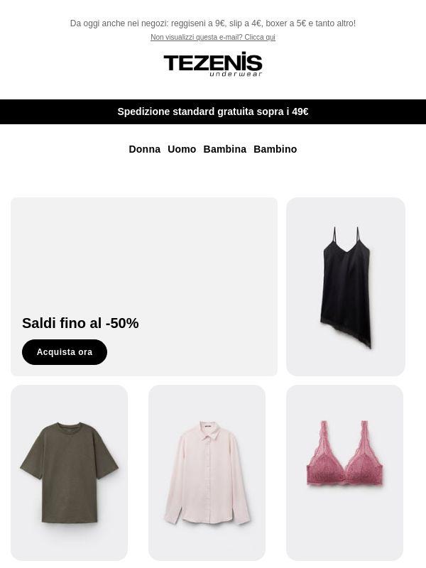 SALDI ALERT 📢 Sconti fino al -50%