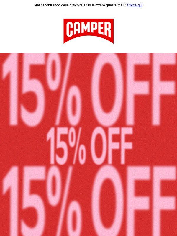 È il segno che aspettavi (per ricevere il 15% di sconto)