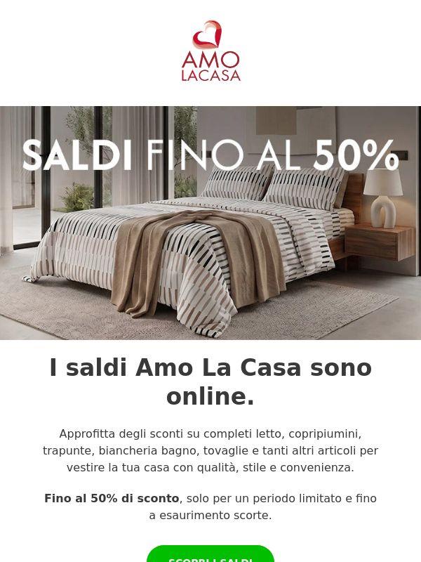 Sono iniziati i saldi Amo La Casa! Fino al 50%
