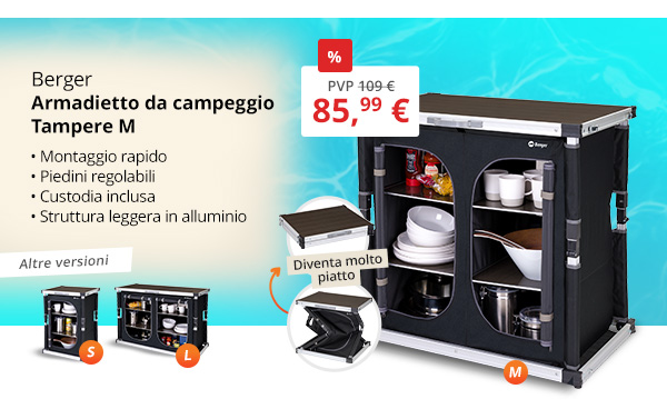 Armadietto da campeggio Berger Tamper M