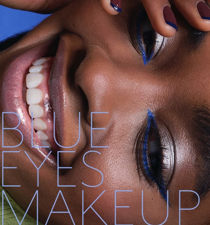 BLUE EYES MAKEUP
