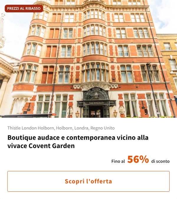 Boutique audace e contemporanea vicino alla vivace Covent Garden