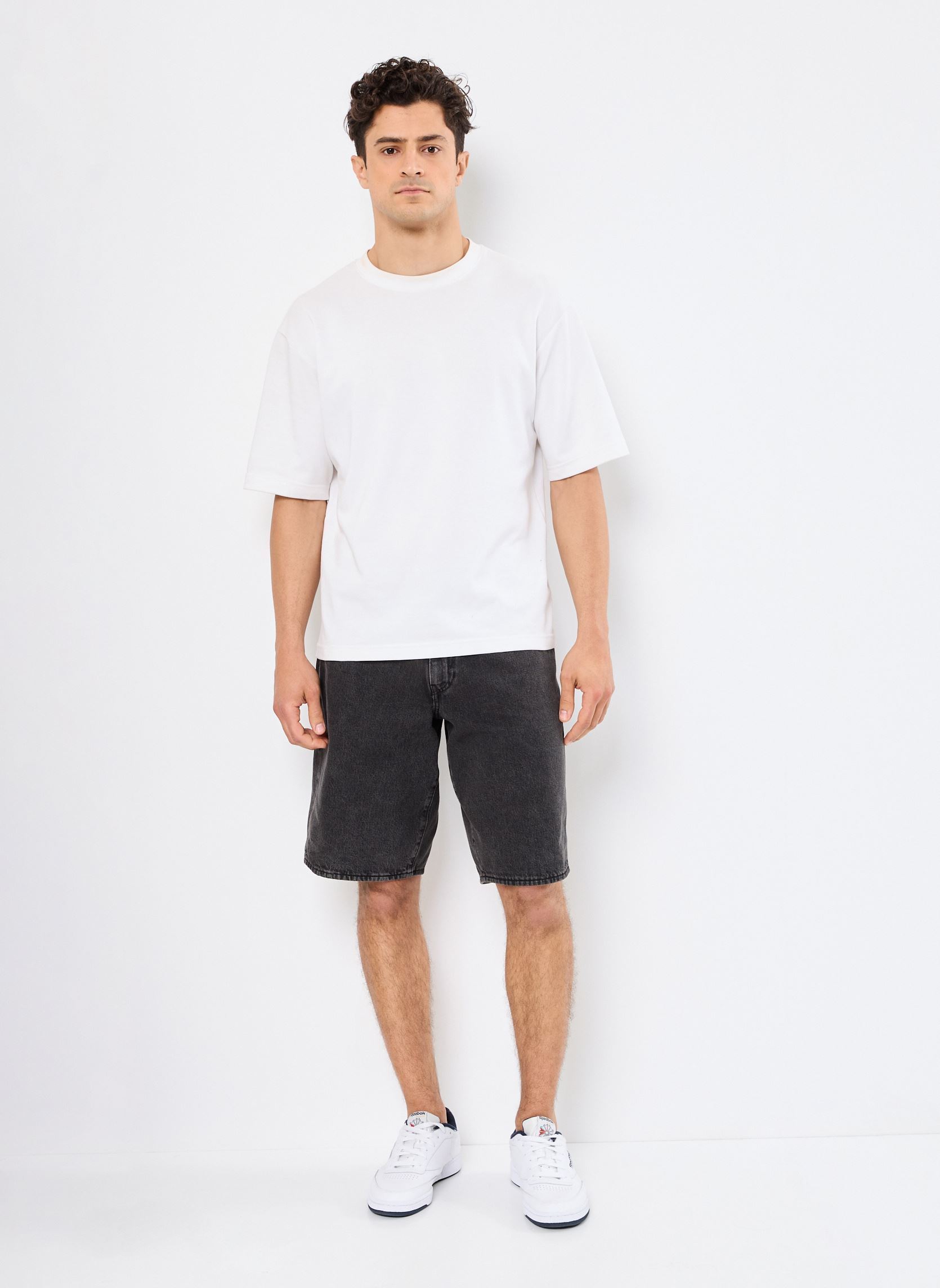 Levi's Shorts en jean 478 BAGGY SHORTS homme gris