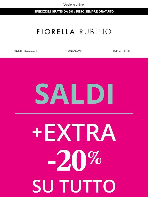 EXTRA -20% valido su tutto! 😎