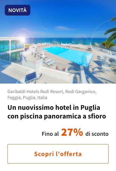 Un nuovissimo hotel in Puglia con piscina panoramica a sfioro