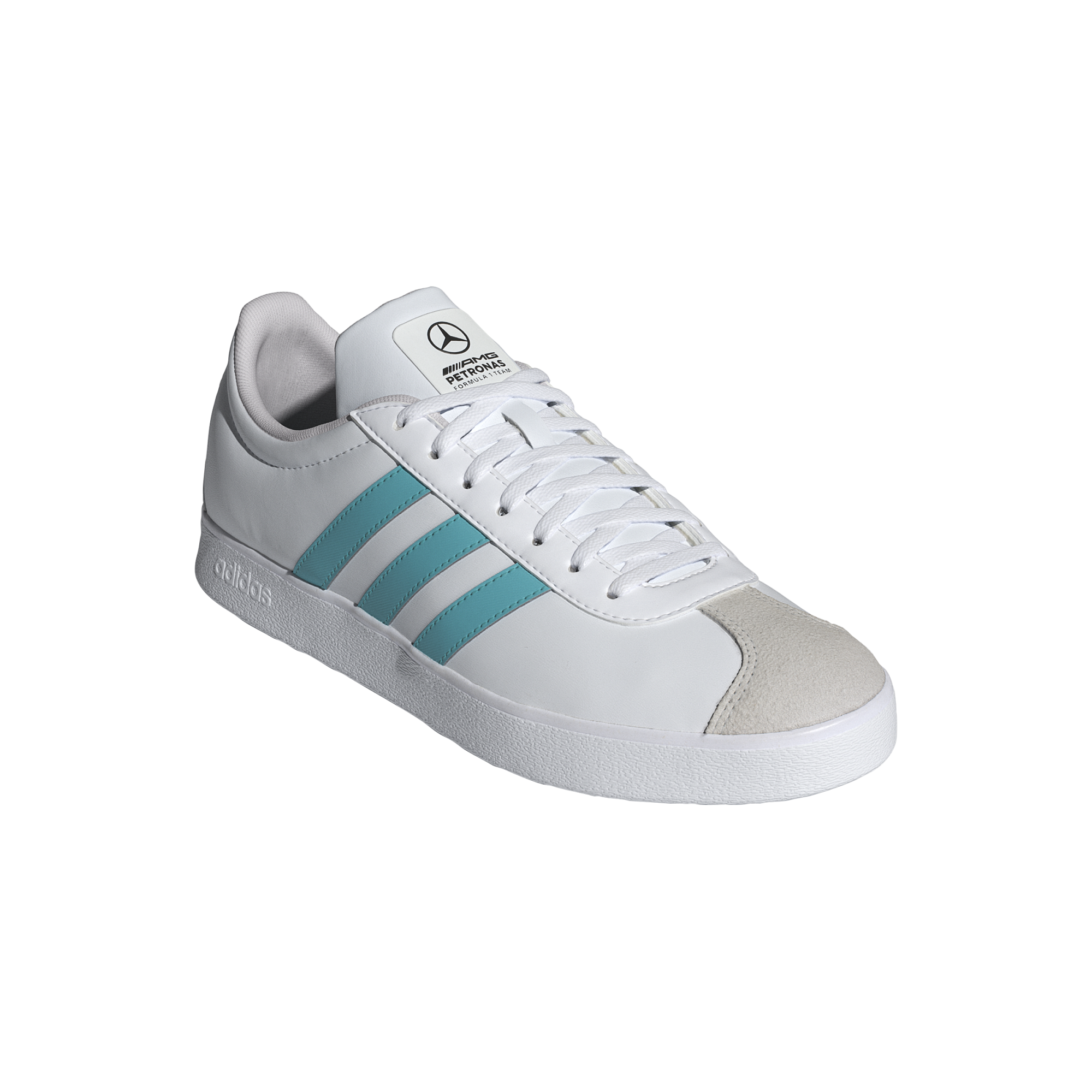 Mercedes AMG Petronas adidas VLCourt Base Trainer - Bianco - Unisex