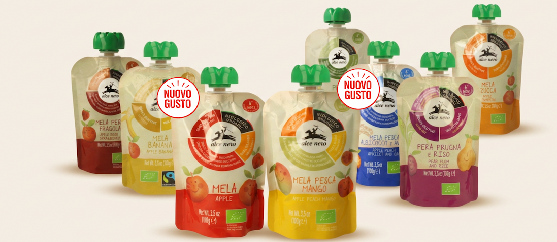 puree di frutta doypack