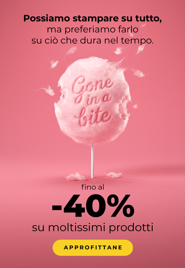 Fino al -40% su moltissimi prodotti