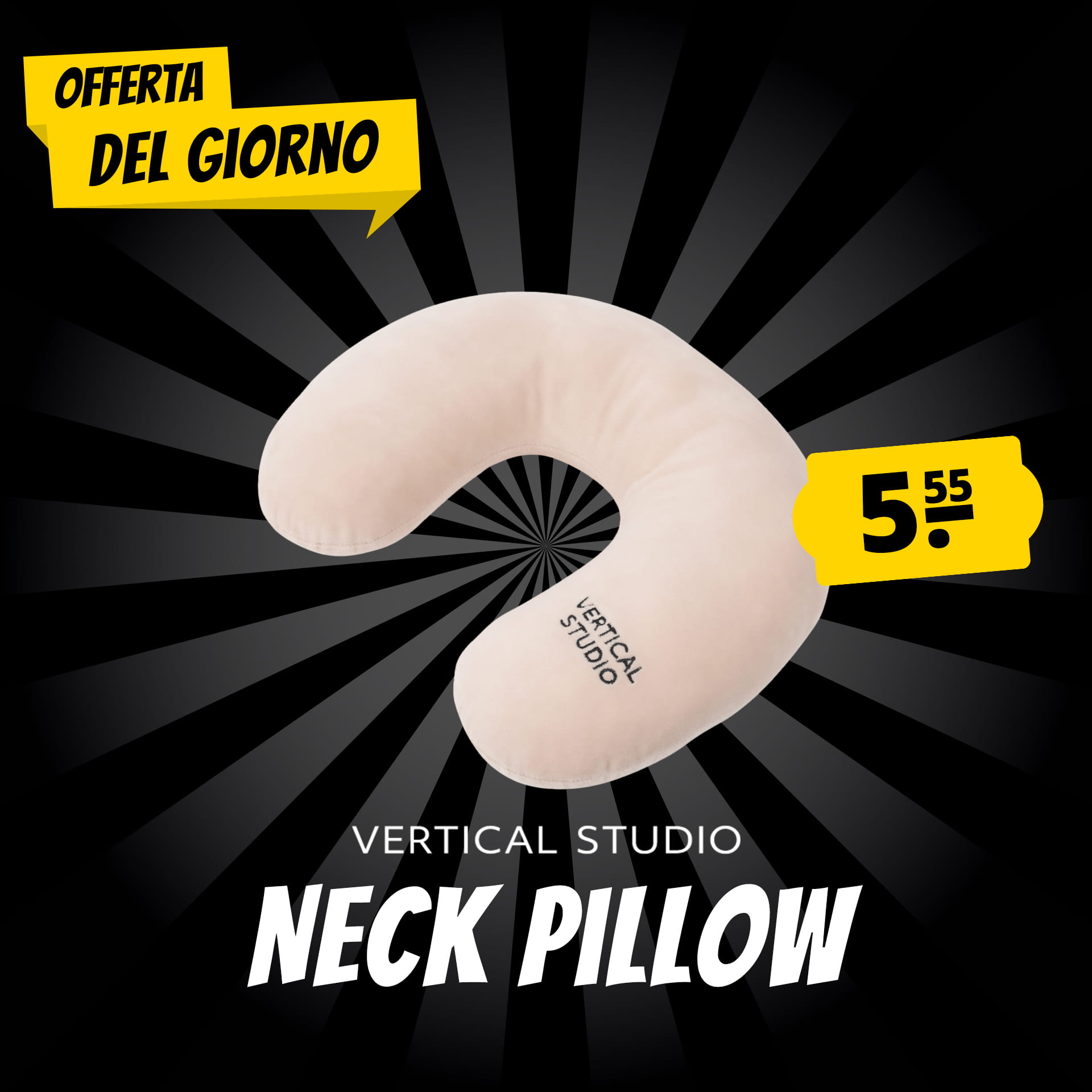 vertical studio cuscino per il collo norrkoeping