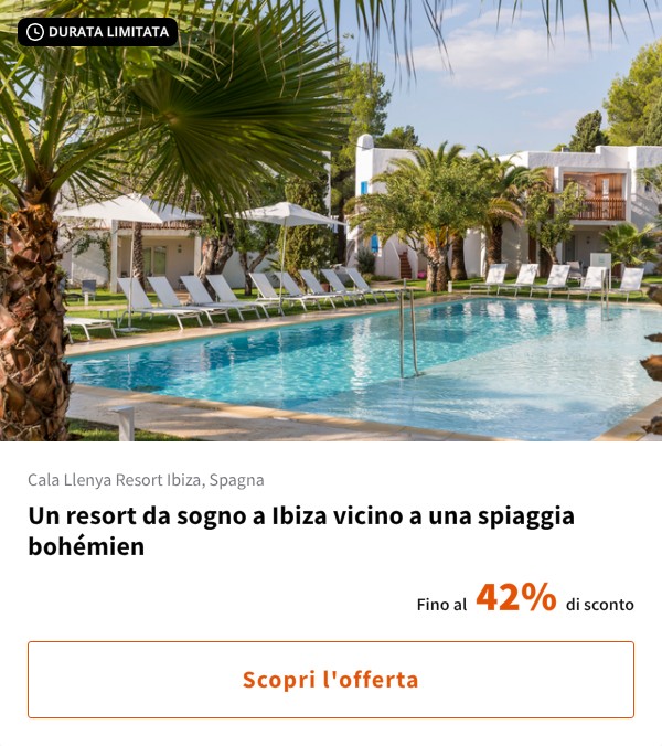 Un resort da sogno a Ibiza vicino a una spiaggia bohémien