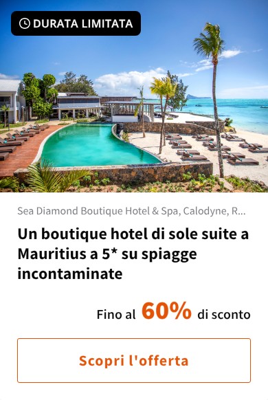 Un boutique hotel di sole suite a Mauritius a 5* su spiagge incontaminate