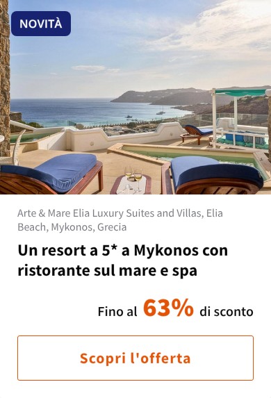 Un resort a 5* a Mykonos con ristorante sul mare e spa