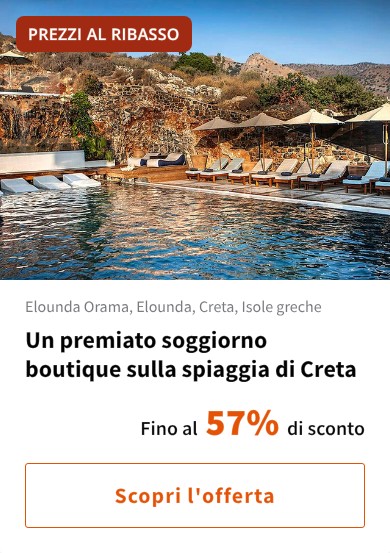 Un premiato soggiorno boutique sulla spiaggia di Creta