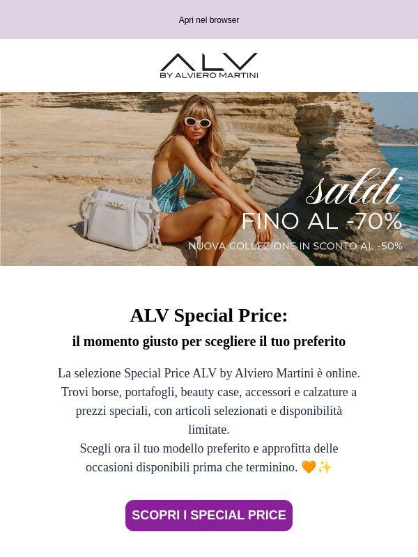 SALDI ALV: scopri gli articoli selezionati nell'OUTLET🧡