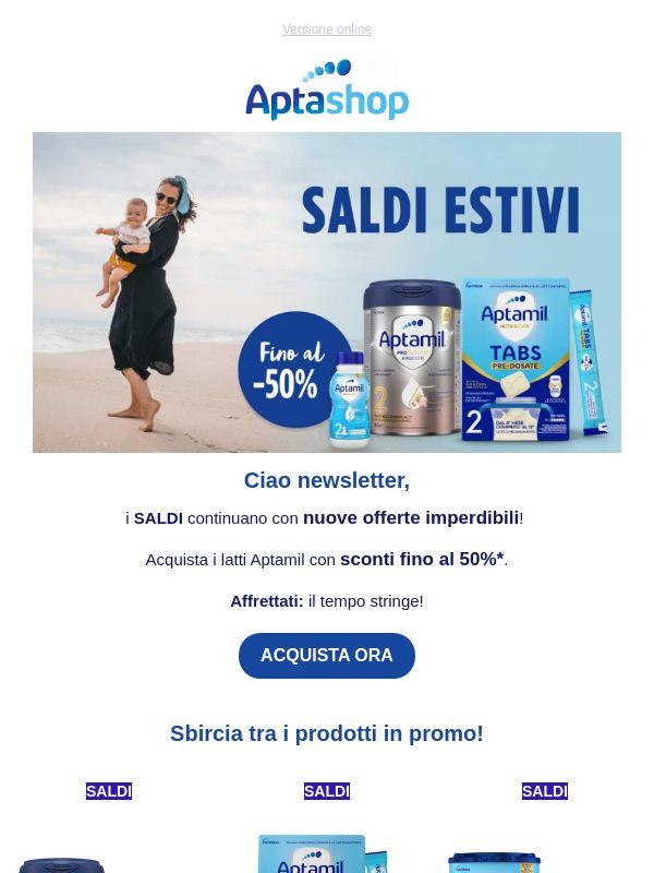 🚀SALDI al via: sconti fino al 50%