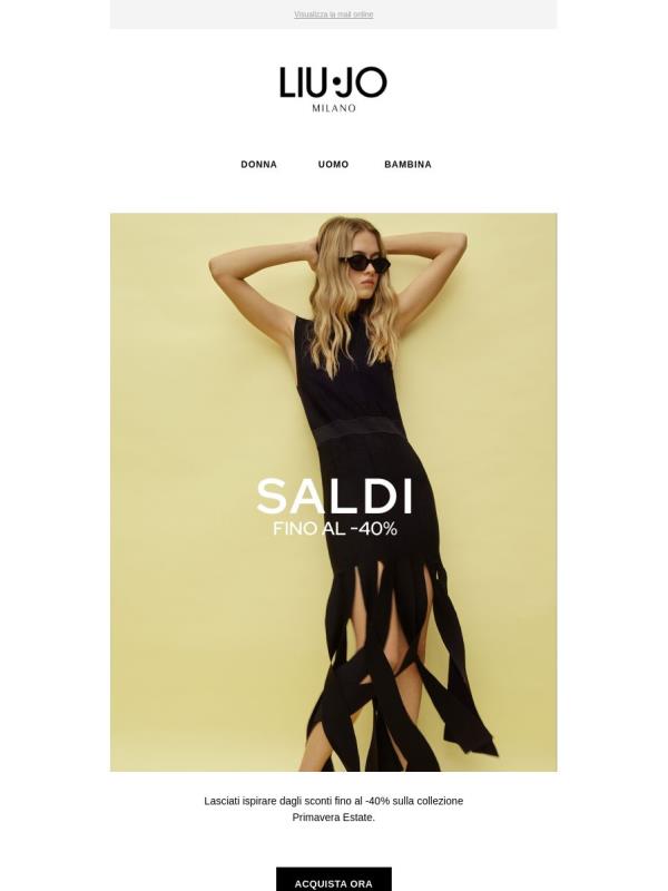 I saldi sono iniziati! Scopri le novità