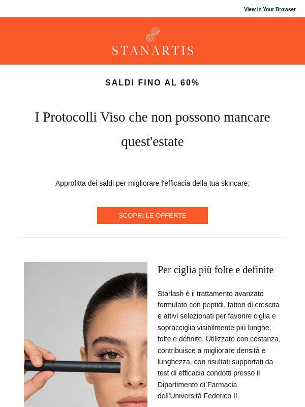 Risparmia fino al -60% sulla tua skincare🟠