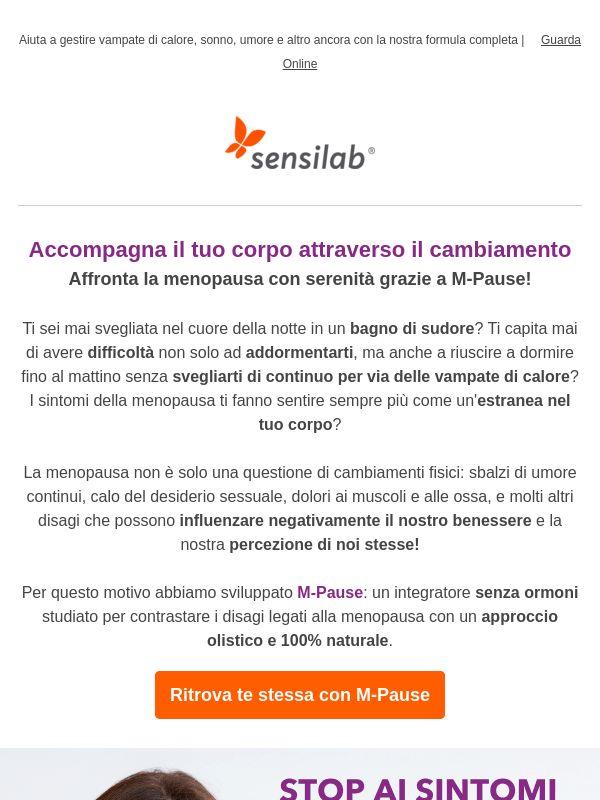 🌿Sollievo naturale dai sintomi della menopausa