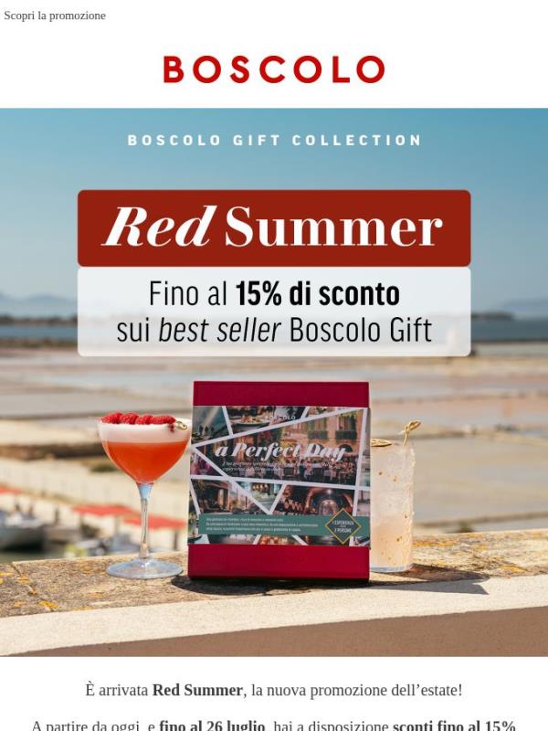 Inizia la Red Summer: fino al 15% di sconto per te