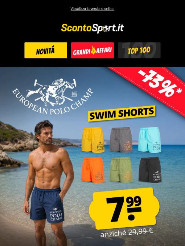 7,99 € per ogni paio di pantaloncini da bagno 🤑
