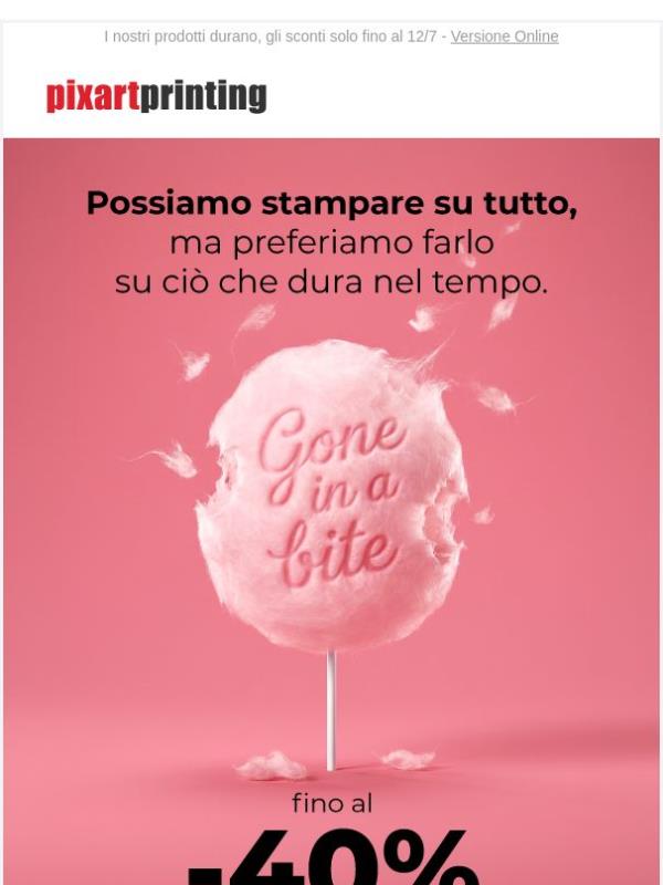 Stampiamo su tutto, ma proprio tutto! E fino al -40%