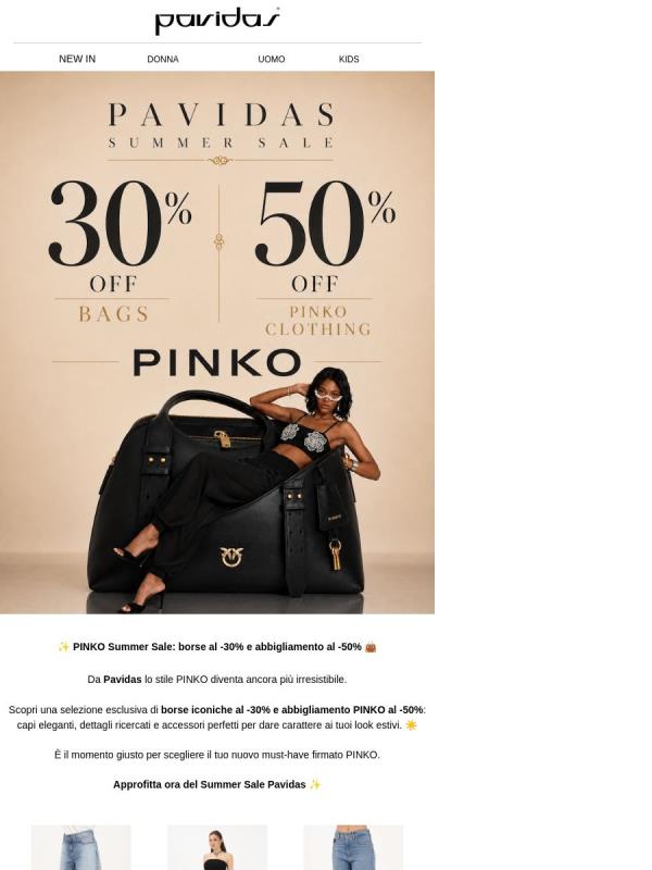 🖤 Il tuo stile PINKO, ora in Summer Sale