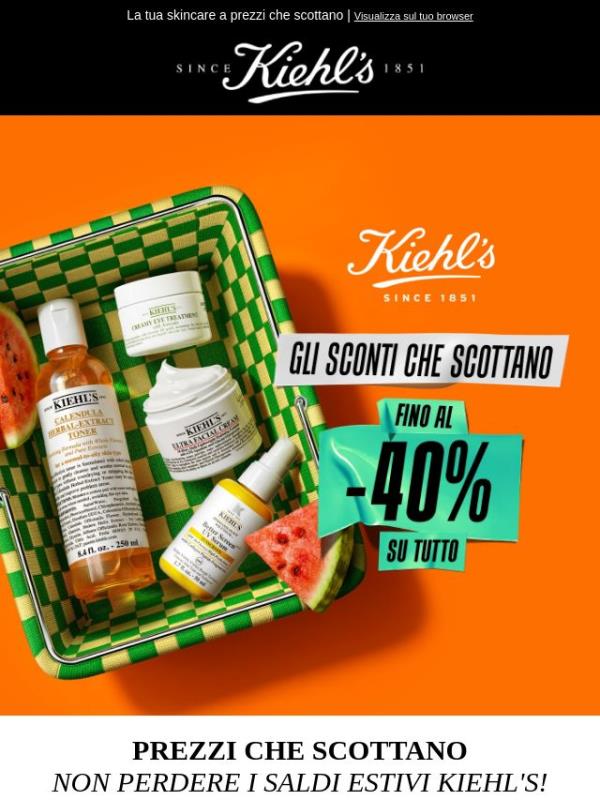 Saldi Estivi: fino al -40%!