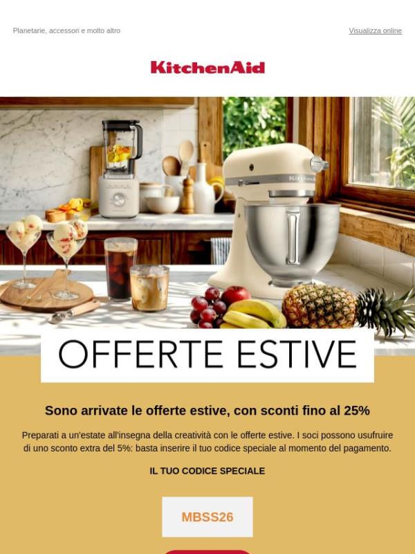 I soci ricevono uno sconto extra del 5% sulle offerte estive