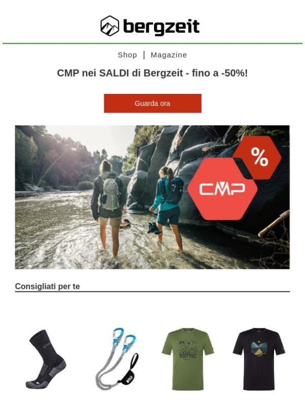 🔴 CMP nei SALDI di Bergzeit - fino a -50%!